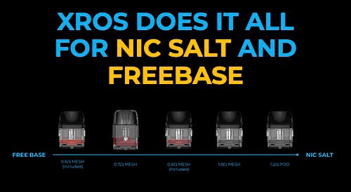 Vaporesso XROS 3 Nano Innovation Edition Pod Vape Kit - XROS does it all for nic salt and free base