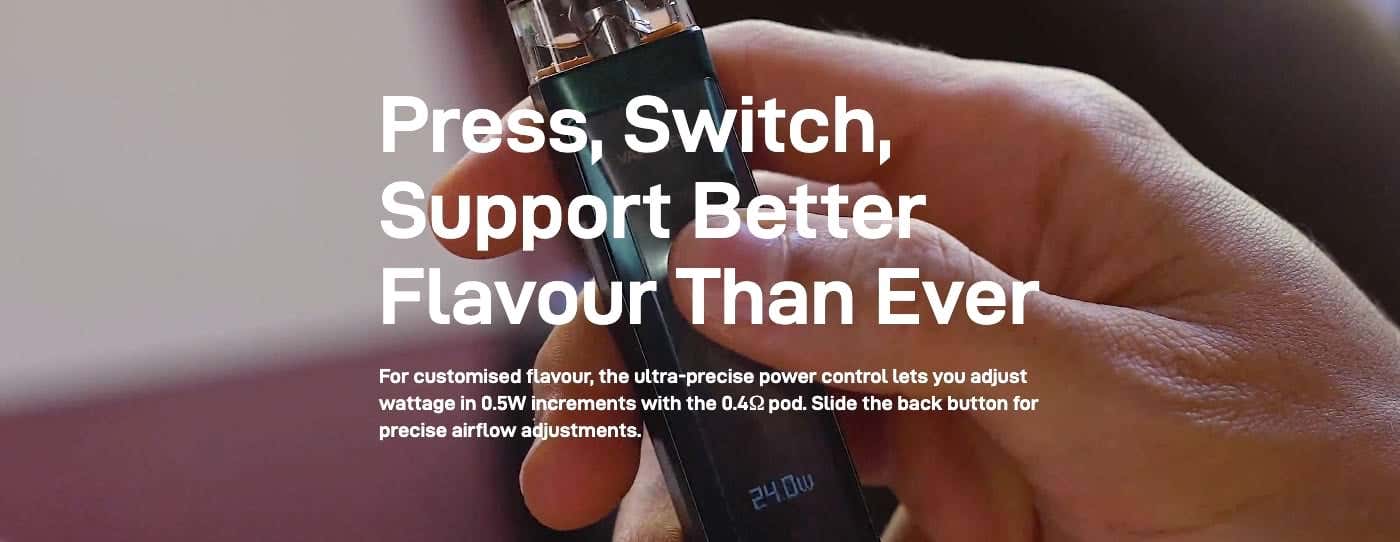 Vaporesso XROS Pro Pod Vape Kit - Press, switch, support better flavour than ever