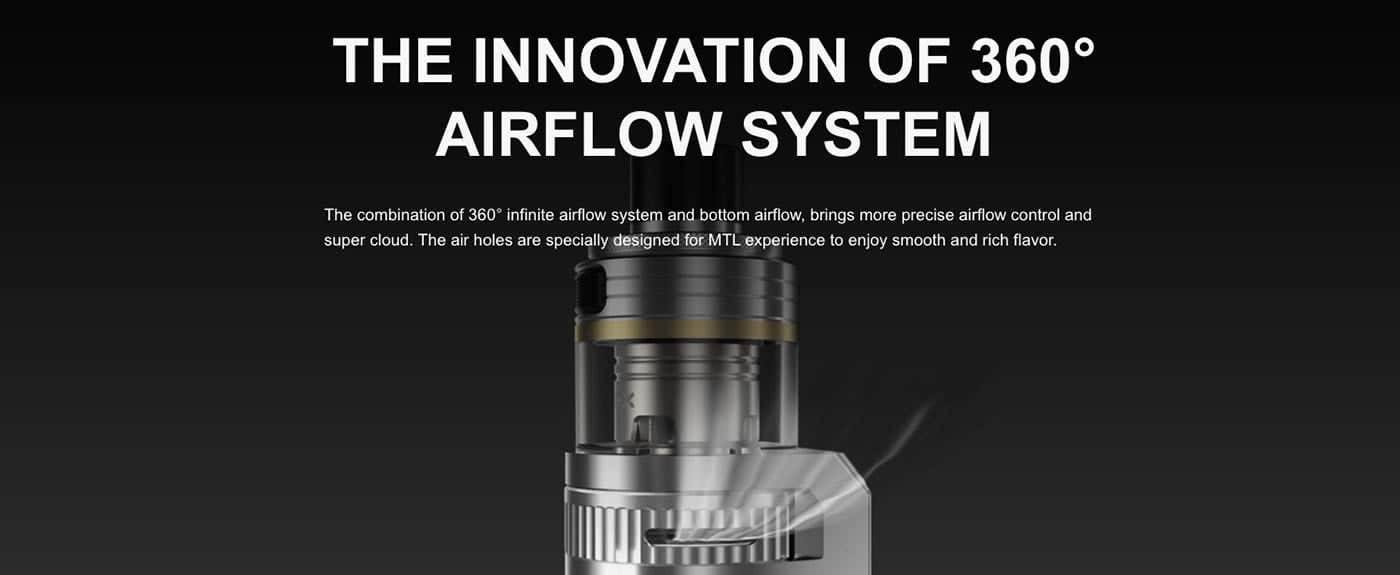 Voopoo Drag S Pro Pod Vape Kit - The Innovation of a 360° Infinite Airflow System
