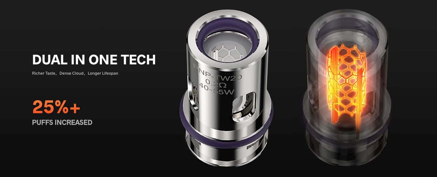 Voopoo UForce-L Tank - PnP-TW Coil series, dual in one