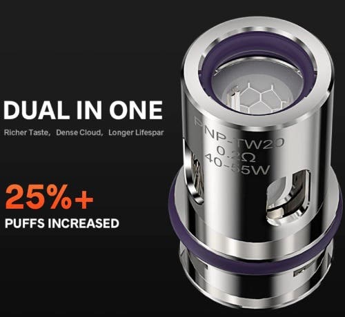 Voopoo UForce-L Tank - PnP-TW Coil series, dual in one