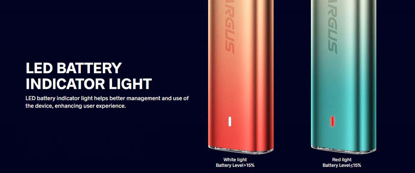 Voopoo Argus G2 Mini Pod Vape Kit - Battery Indication
