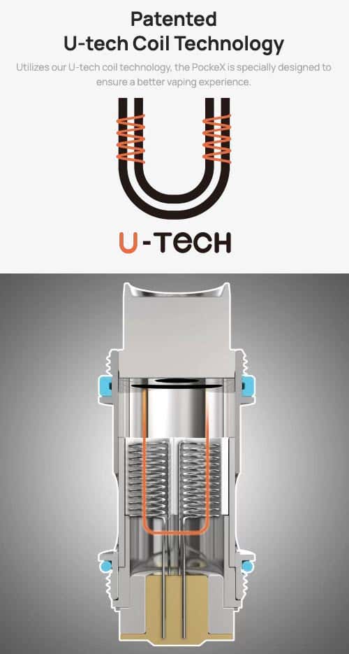 Aspire Pockex Coils - U-Tech coil technology