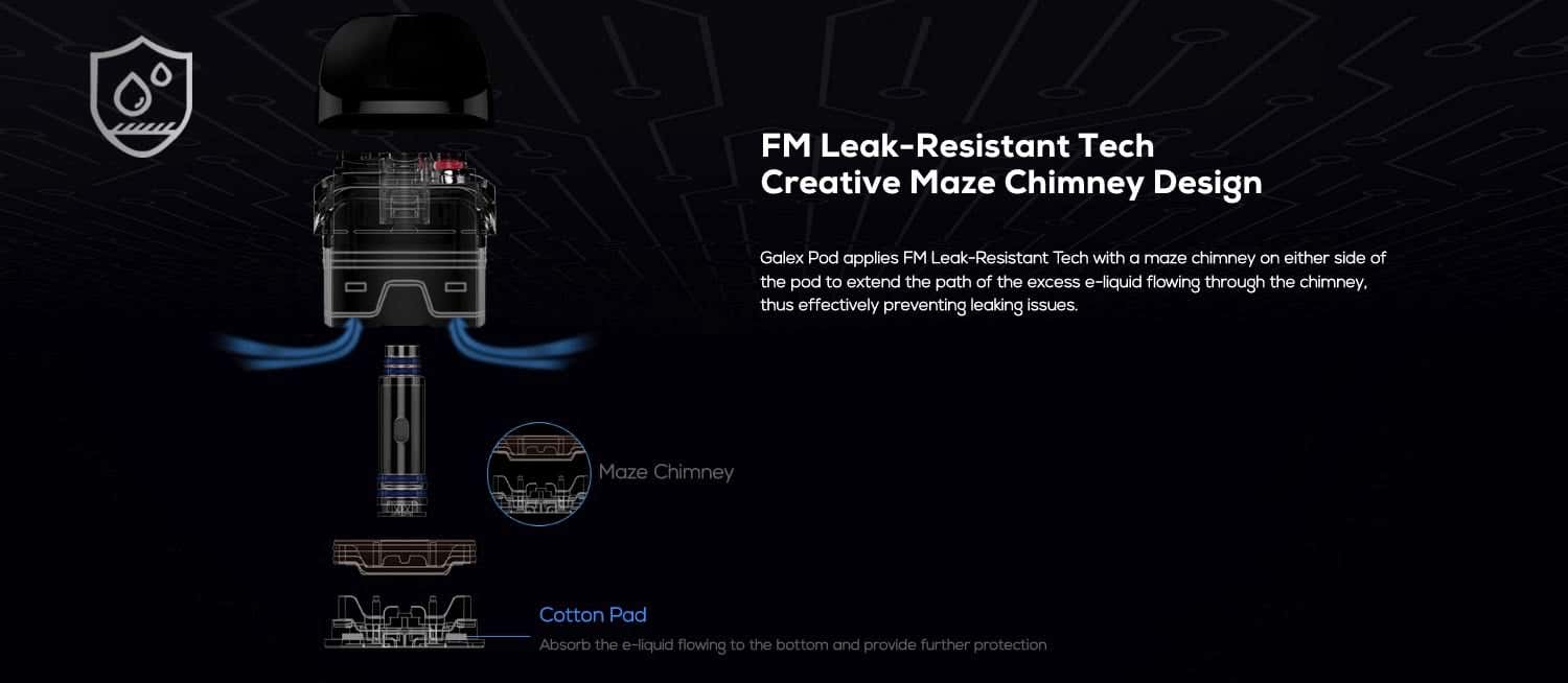 Freemax Galex - FM Leak-resistant technology