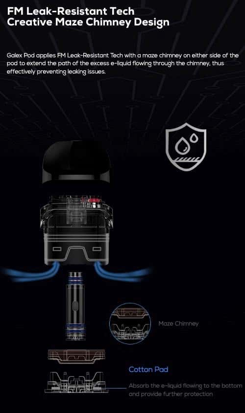 Freemax Galex - FM Leak-resistant technology