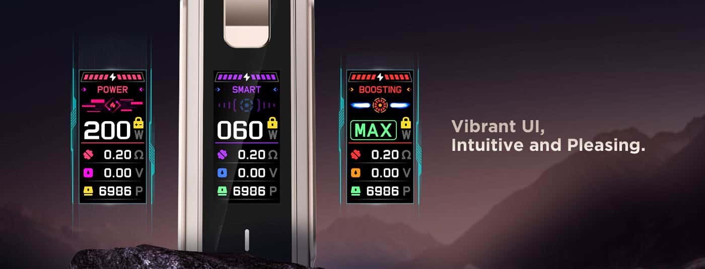 Geekvape Aegis Legend 3 Box Mod - Vibrant User Experience, Easy Navigation