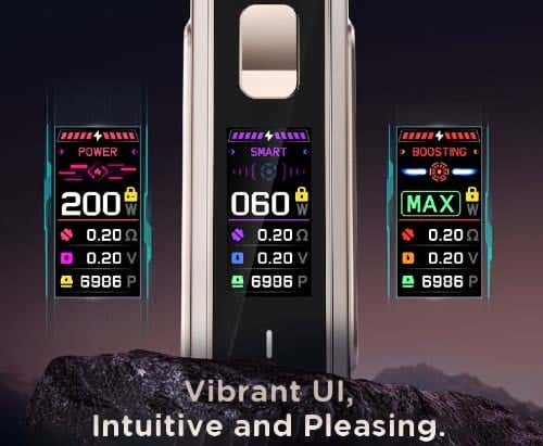Geekvape Aegis Legend 3 Box Mod - Vibrant User Experience, Easy Navigation
