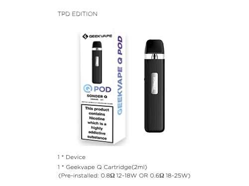 Geekvape Sonder Q Pod Vape Kit - What's in the box?