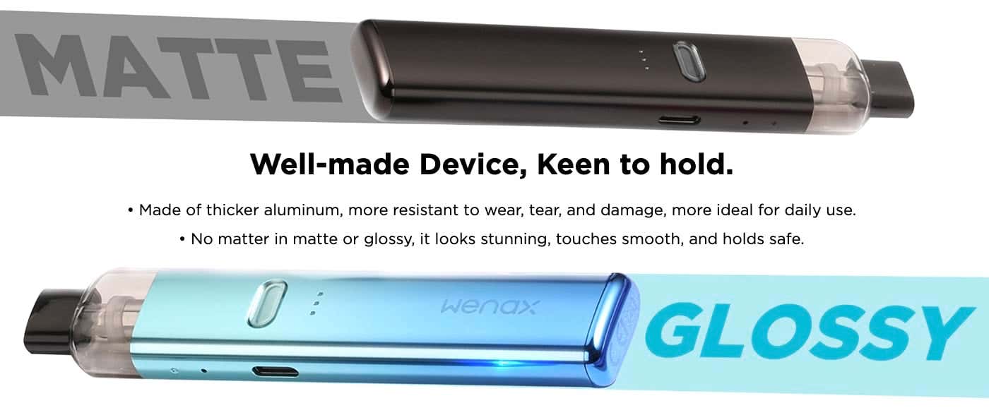 Geekvape Wenax K2 Pod Vape Kit - Well-made device, keen to hold