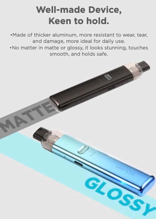 Geekvape Wenax K2 Pod Vape Kit - Well-made device, keen to hold