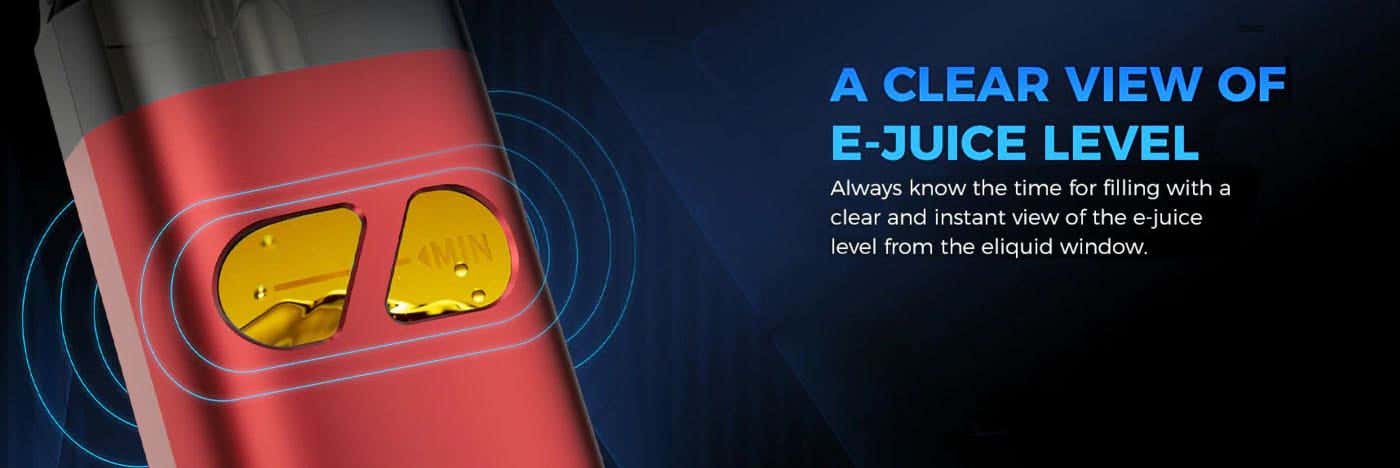 Nevoks Feelin A1 Pod Vape Kit - A Clear View Of E-Juice Level