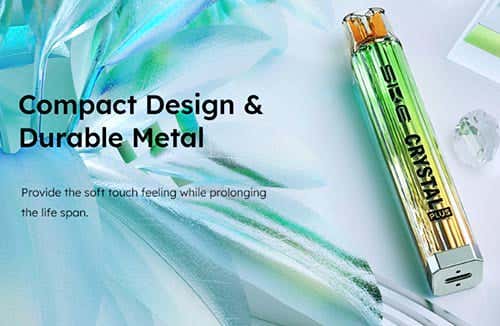 SKE Crystal Plus Refillable Pod Vape Kit - Compact design and durable metal structure