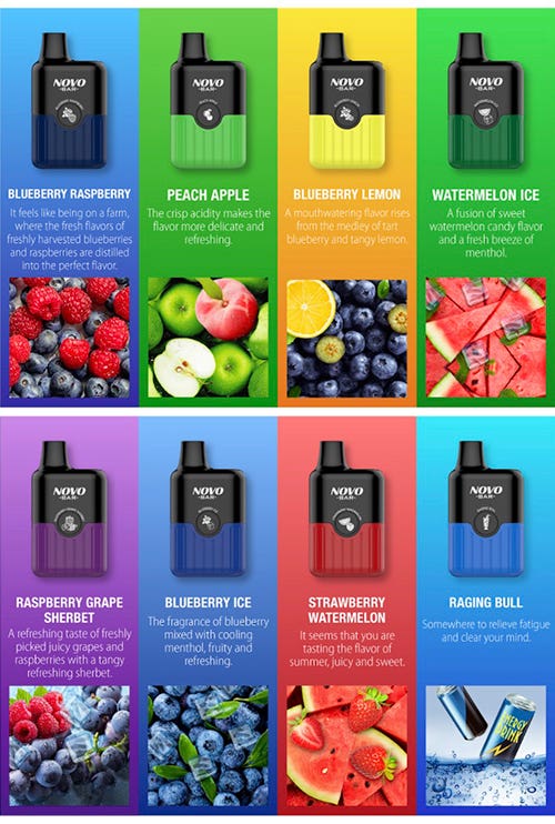 Smok Novo Bar B600 Disposable Vape Kit - 15 great flavours