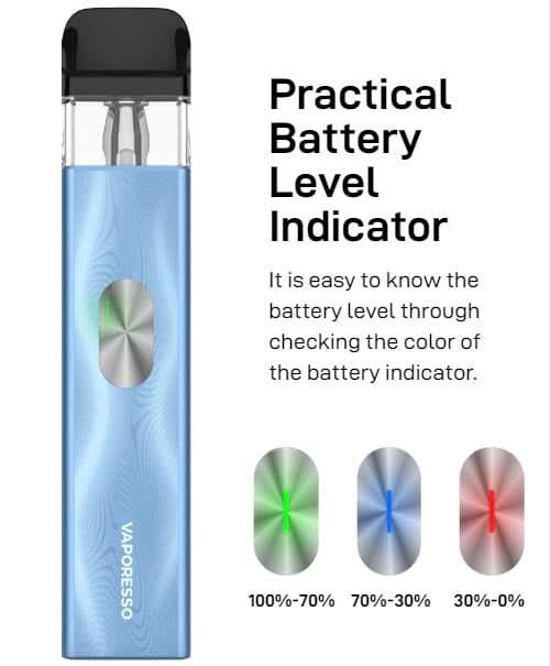 Vaporesso XROS 4 Mini Pod Kit - Indications
