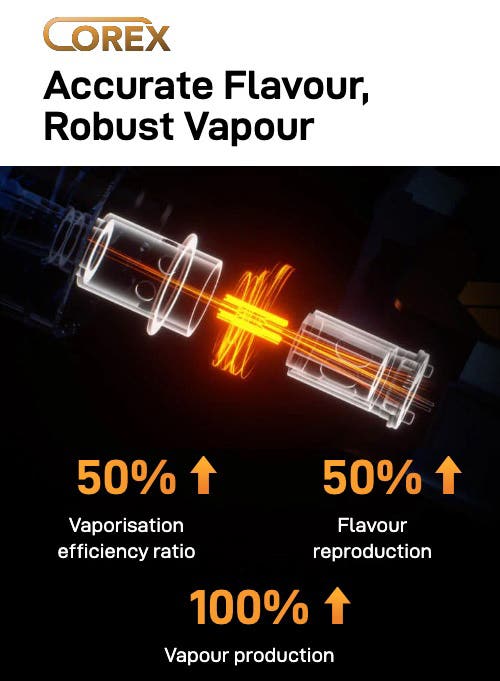 Vaporesso COSS Click 6000 Big Puff Disposable Kit - Accurate flavour, robust vapour