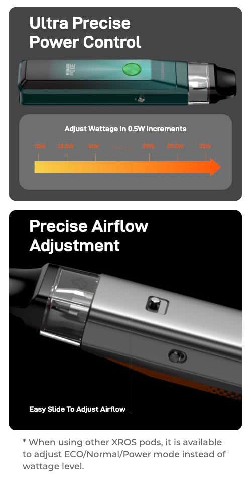 Vaporesso XROS Pro Pod Vape Kit - Ultra precision power and airflow