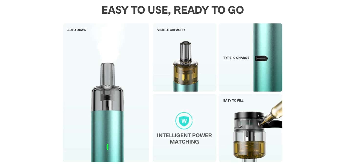 VooPoo Doric 20 SE Pod Vape Kit - Easy to use, ready to go
