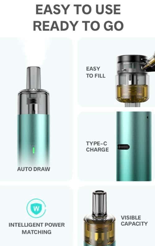 VooPoo Doric 20 SE Pod Vape Kit - Easy to use, ready to go