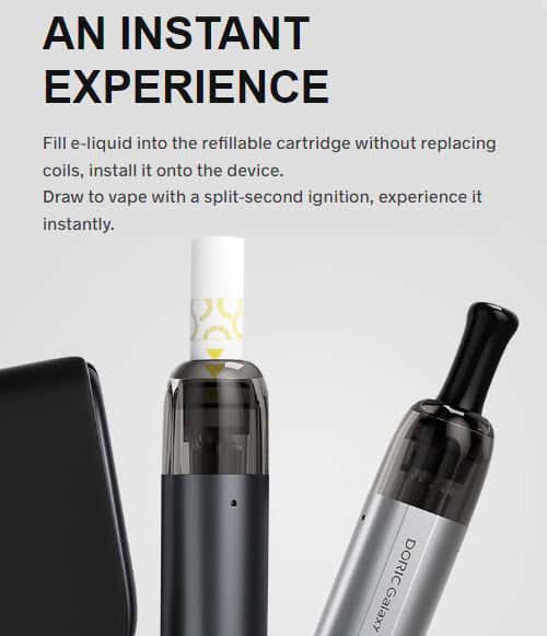 VooPoo Doric Galaxy Pod Kit - An Instant Experience