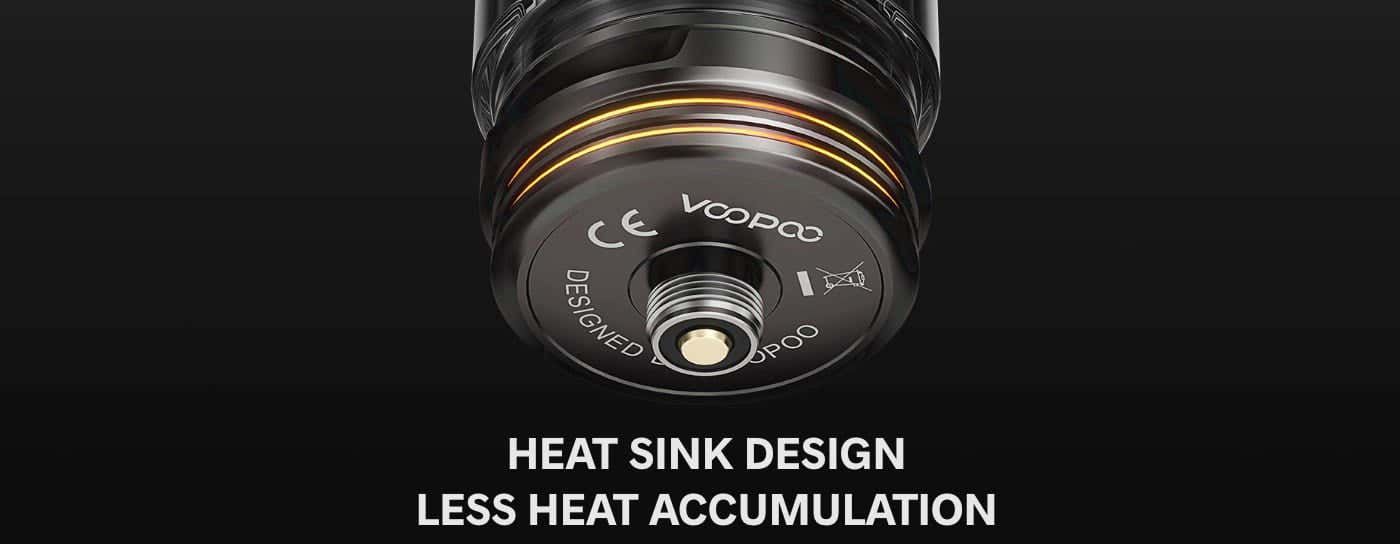 Voopoo Drag 4 Kit - Heat sink design