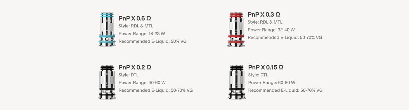 Voopoo PnP X Coil Platform - Compatible with Voopoo Drag X2 pod vape kit