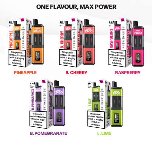 Angel 2400 Rechargeable Disposable Pod Kit - One Flavour, More Power