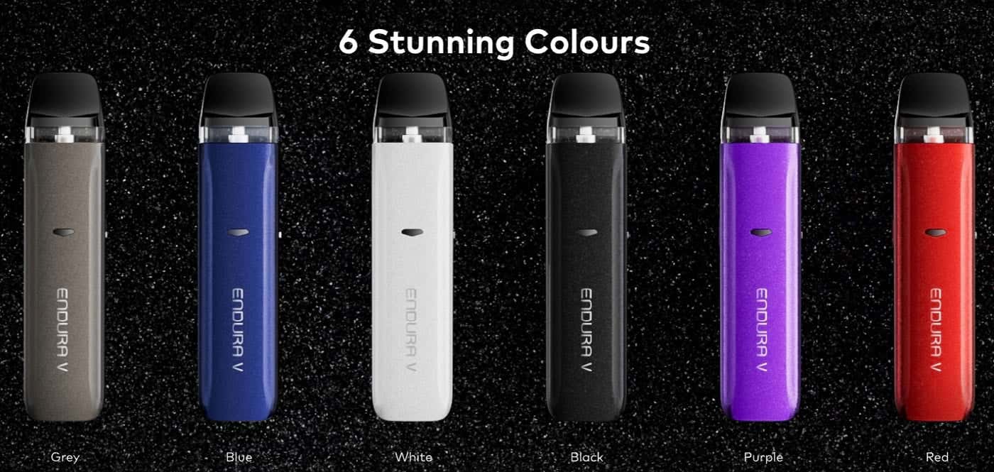 Innokin Endura V Pod Vape Kit - Nine Stunning Colours