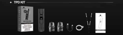 Lost Vape Ursa Nano Pro 2 Pod Kit - What's in the TPD Kit Box?