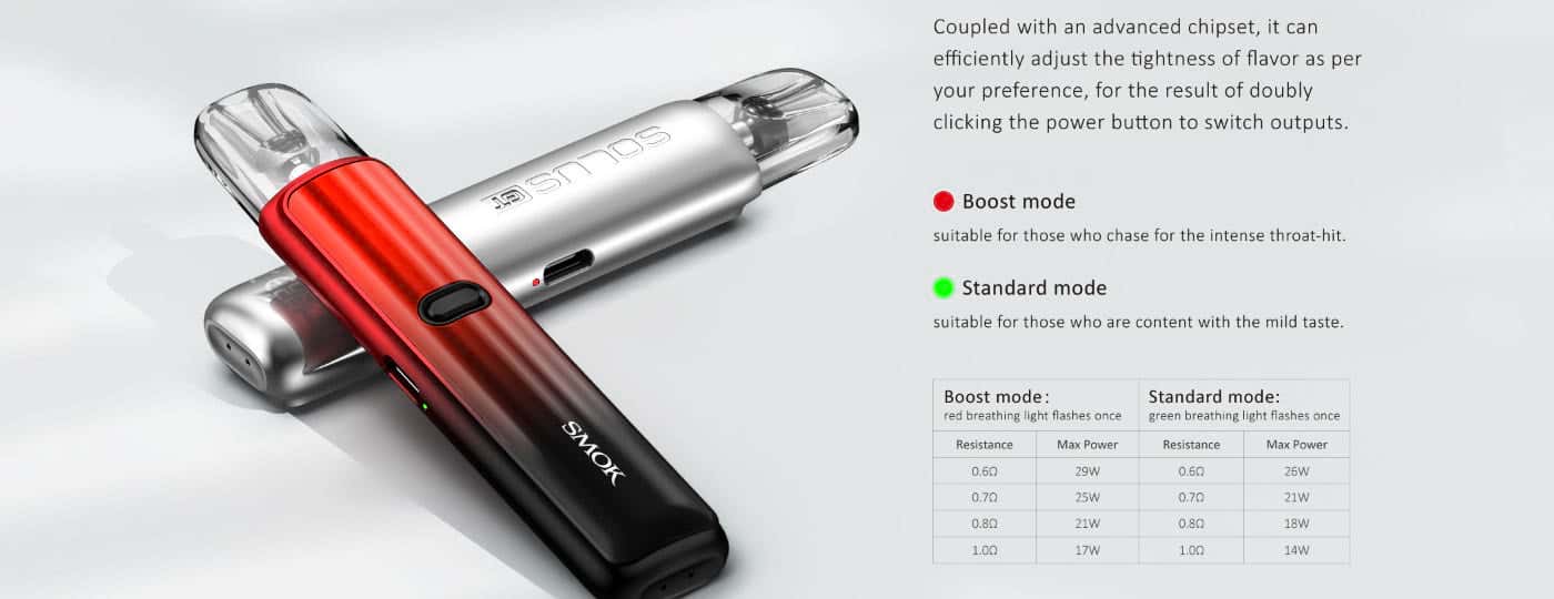 SMOK Solus GT Pod Vape Kit - Dual Mode for Exceptional Performance