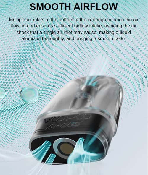 Argus Pod Cartridges - 4-Hole Bottom Air Inlet for Smooth Airflow