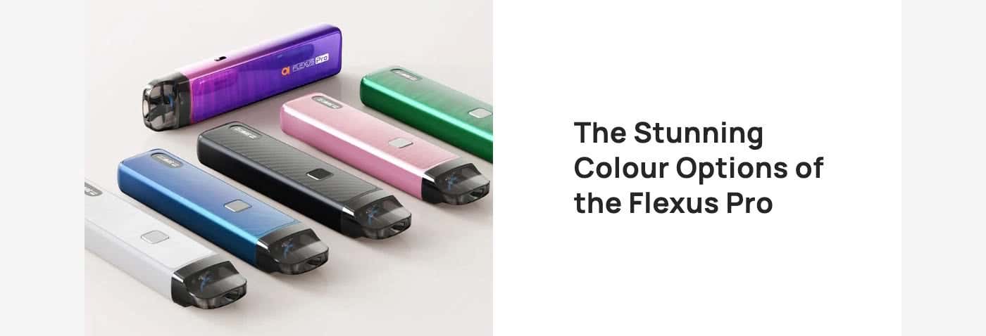 Aspire Flexus PRO Pod Kit - Choose from 6 stunning colours of Flexus PRO