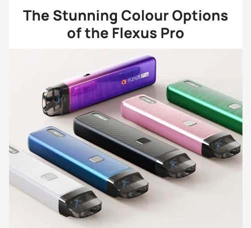 Aspire Flexus PRO Pod Kit - Choose from 6 stunning colours of Flexus PRO