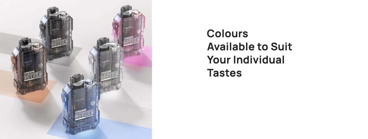 Aspire Gotek X Vape Pod Kit - Choose from 10 colours