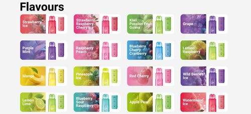 Elf Bar 1200 Prefilled Vape Pods - Flavours