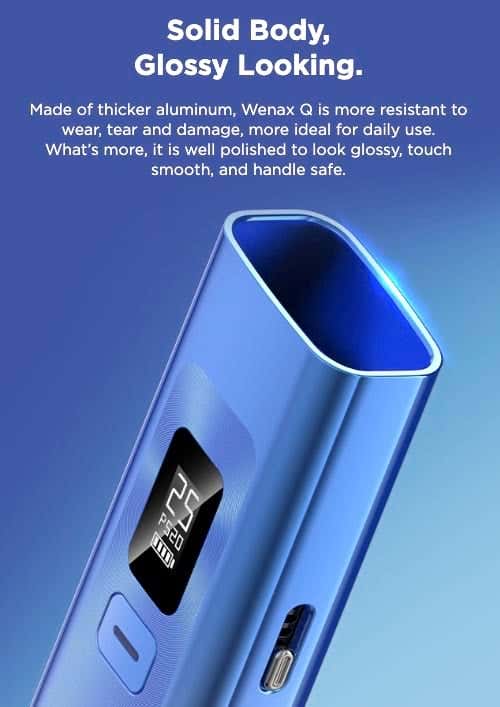 Geekvape Wenax Q Pod Vape Kit - Solid body, glossy looking
