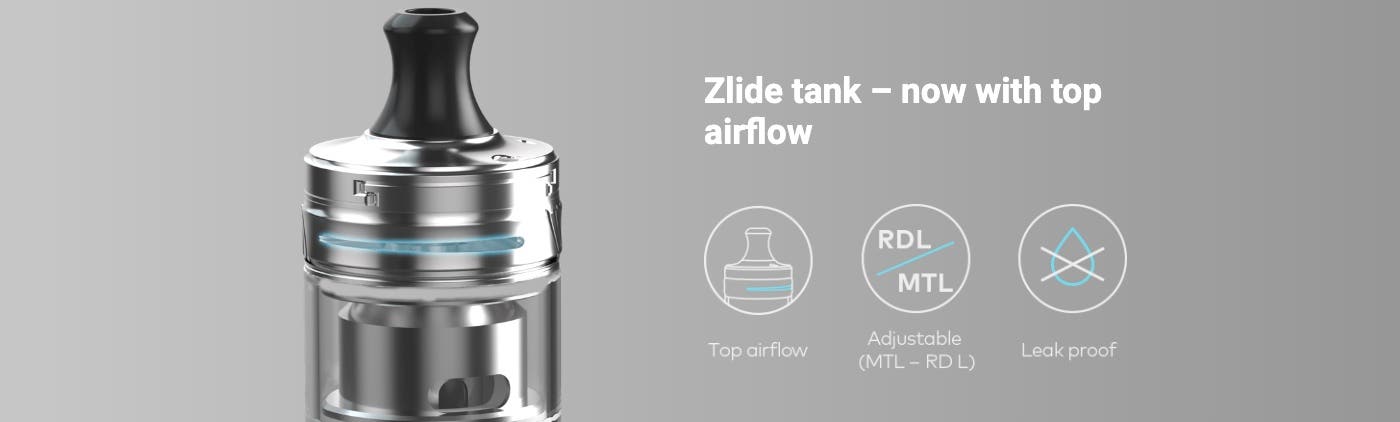 Innokin Zlide Top Tank - now with top airflow