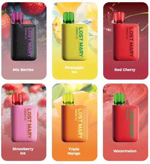 Lost Mary DM600 X2 Disposable Vape Kit - 20 Flavours to choose from!