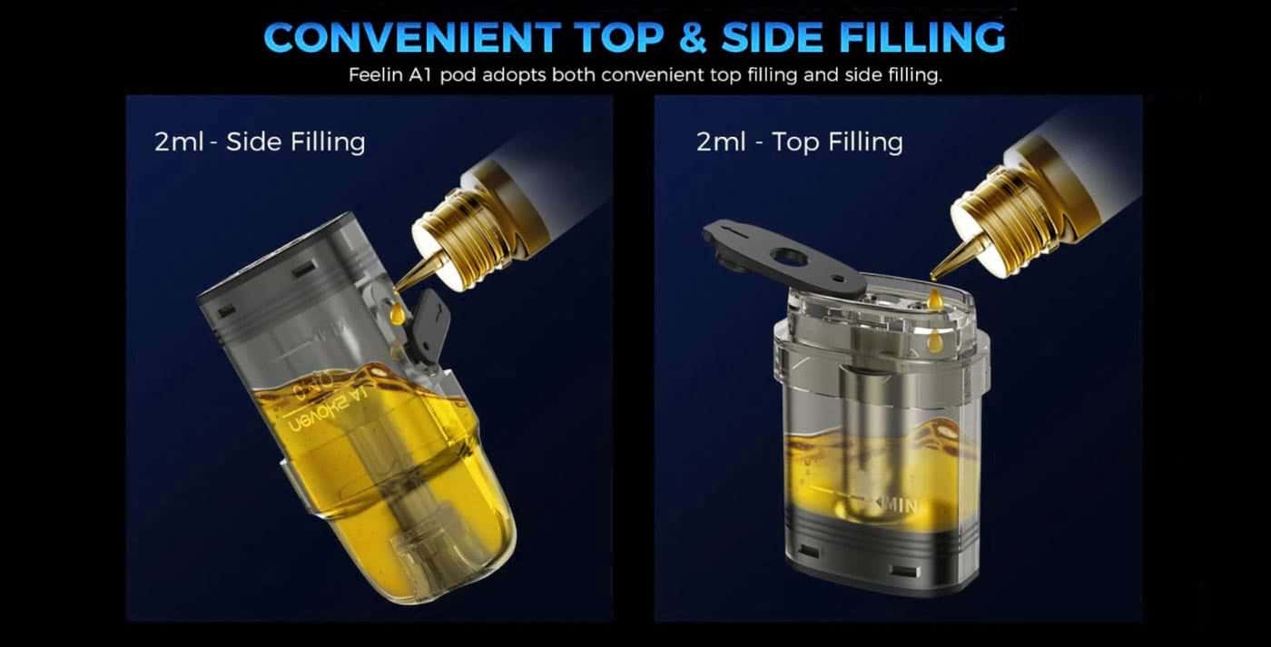 Nevoks Feelin A1 Pod Vape Kit - Convenient Top & Side Filling