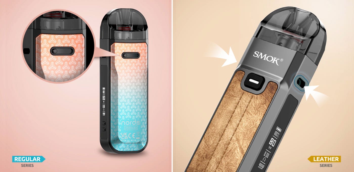 Smok Nord 5 Pod Kit with dual-side airflow control