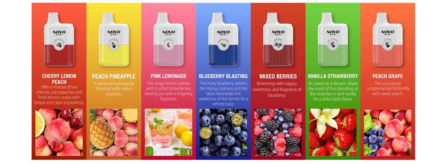 Smok Novo Bar B600 Disposable Vape Kit - 15 great flavours