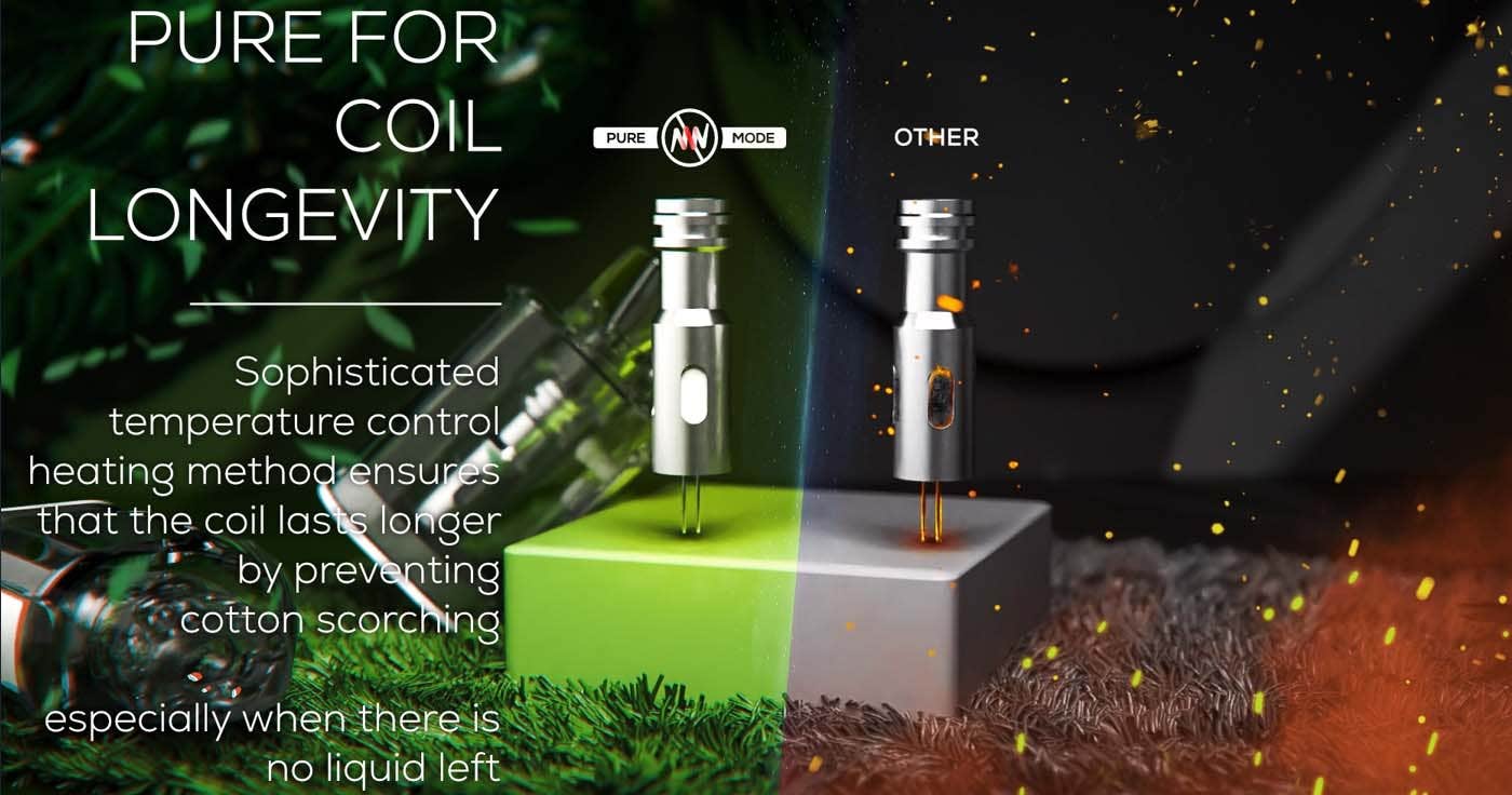 SXmini PureMax Pod Vape Kit - Pure for Coil Longevity