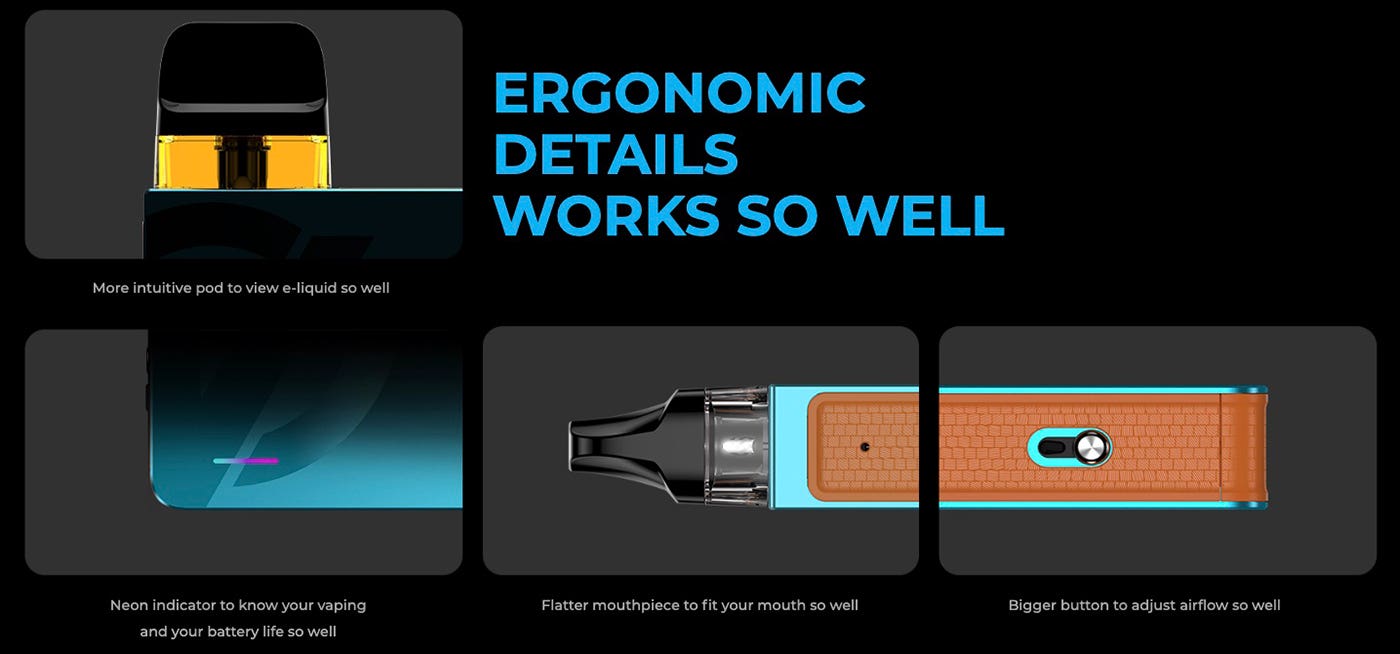 XROS 3 Nano - Ergonomic detail