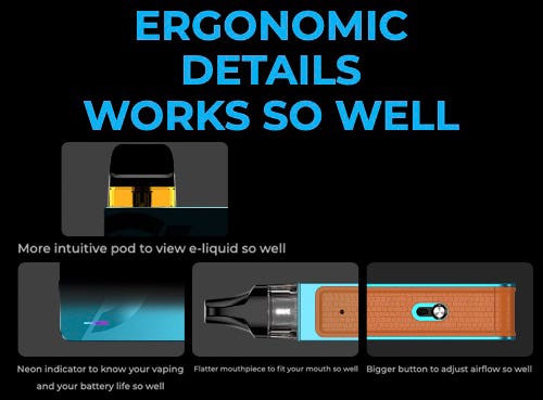 XROS 3 Nano - Ergonomic detail