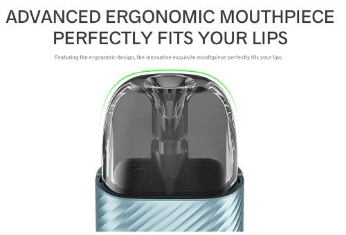 Voopoo Argus Z Pod Kit - Ergonomic mouthpiece