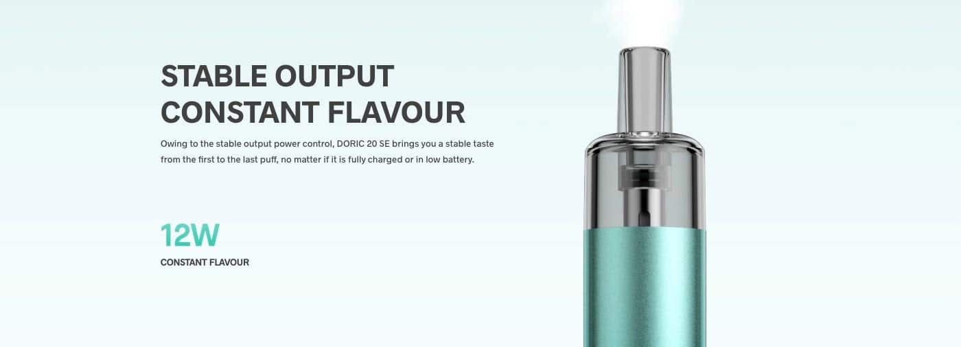 VooPoo Doric 20 SE Pod Vape Kit - Stable output, constant flavour