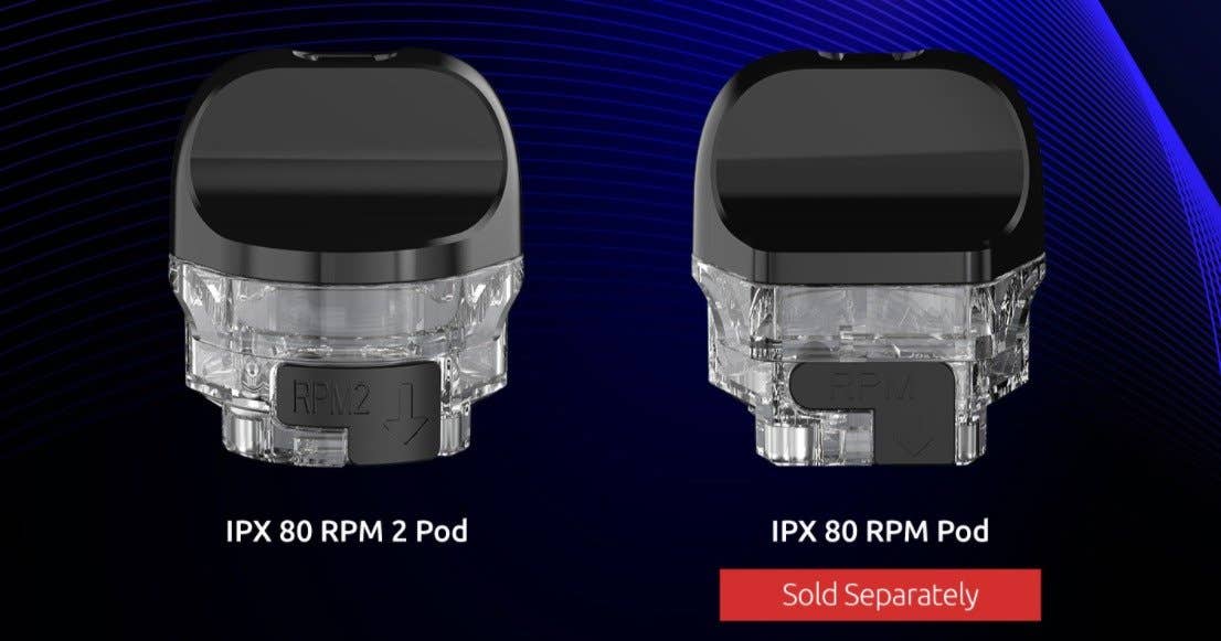 IPX 80 RPM 2 and IPX 80 RPM pod compatibility.