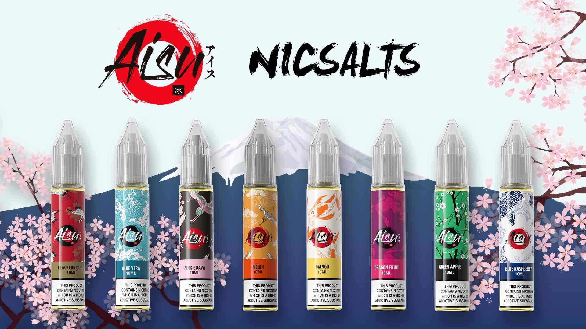 Aisu Nic Salt E-Liquids - Category Banner
