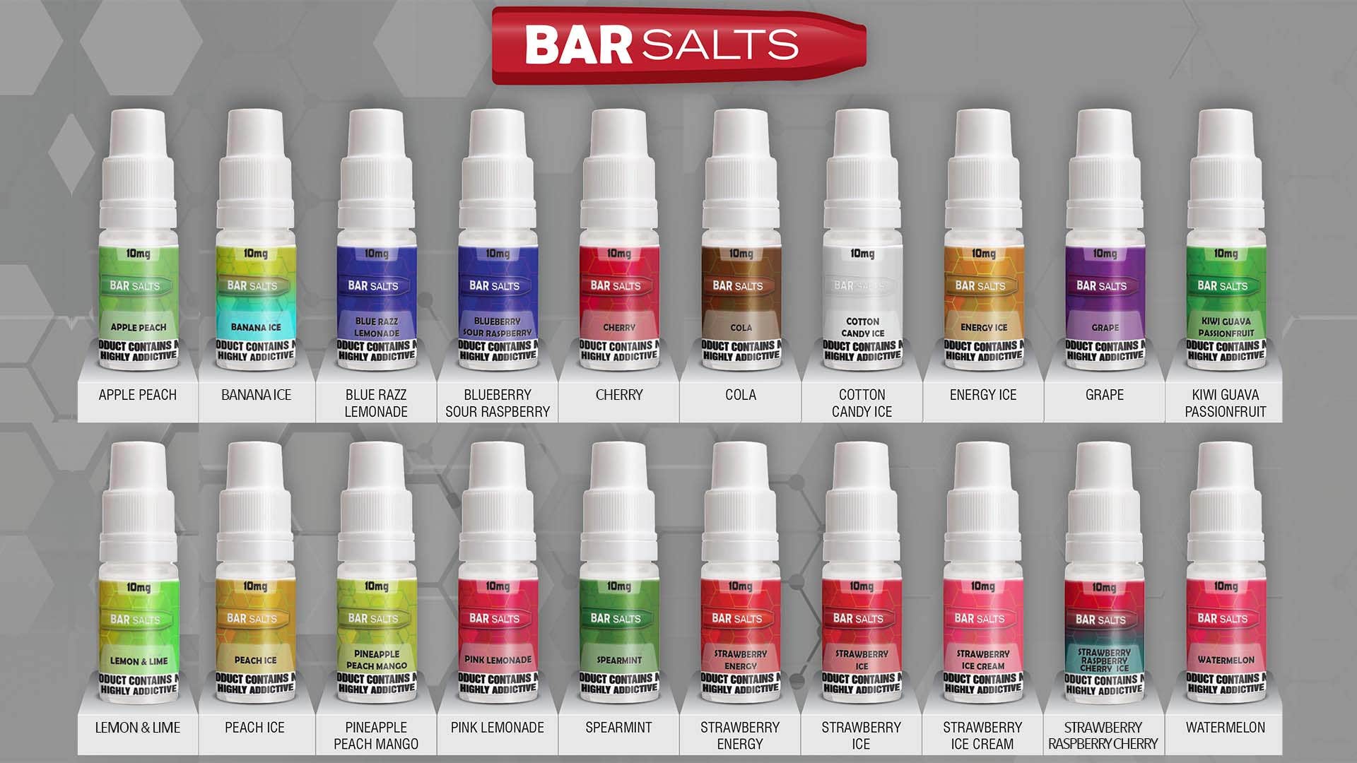 All Bar Salts Nic Salt E-Liquids - Category Banner