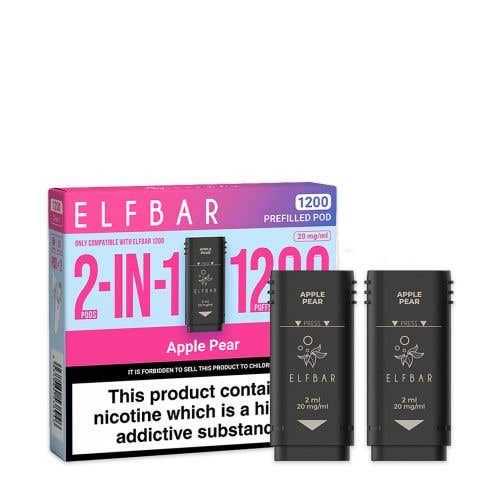Elf Bar 1200 Prefilled Pods - Apple Pear