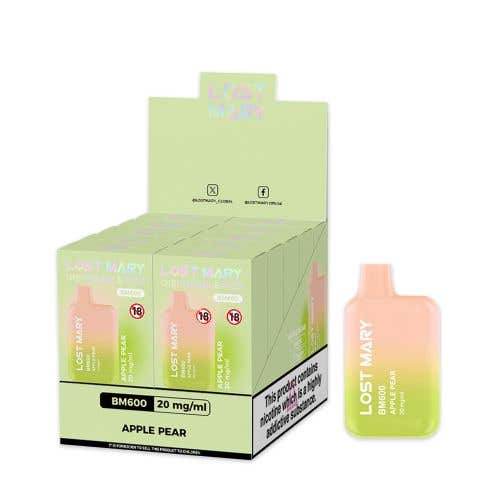 Lost Mary BM600 Disposable Vape Kit 10 x Multipack - Apple Pear